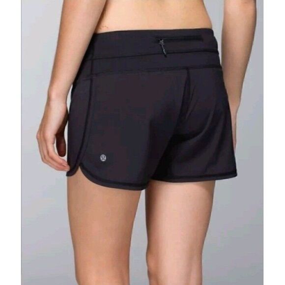 Lululemon Groovy Run Short Black Running Athleisure Short Women's Size 6 - Picture 3 of 10